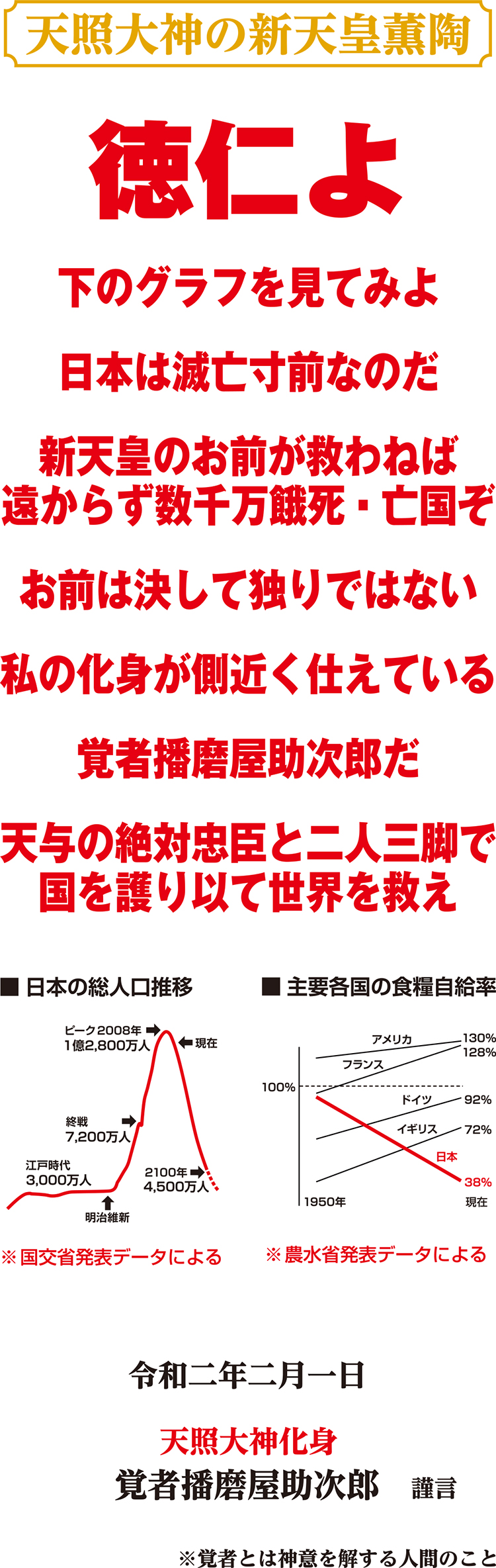 天照大神の新天皇薫陶