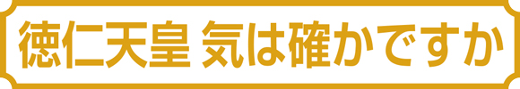 徳仁天皇気は確かですか