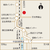 生野店の地図