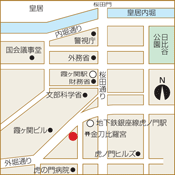 東京本店の地図
